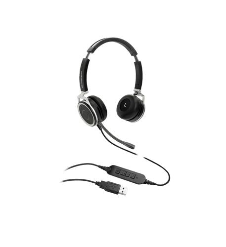 Grandstream USB Corded Dual Headset